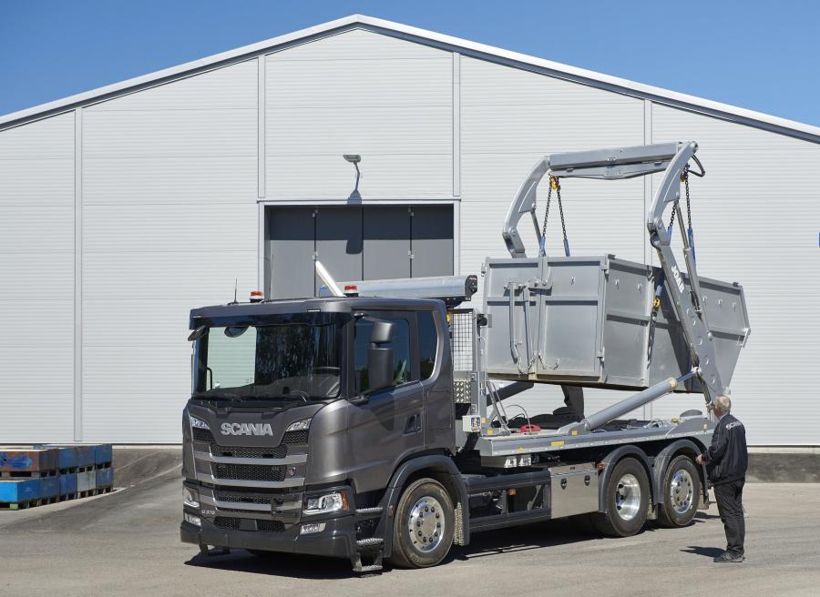  Scania G 370 6x2 Rear-Steer Skip Loader 2017 года  (фото 2 из 4)